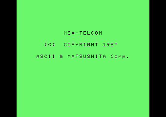 MSX用通信モデム